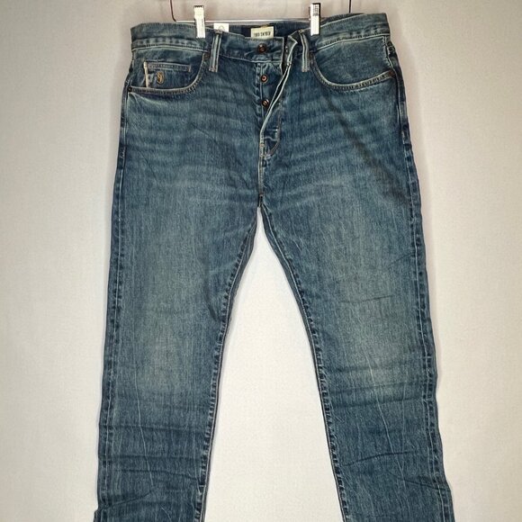 Todd Snyder Slim Fit Selvedge Worn Wash Jean Vintage Indigo